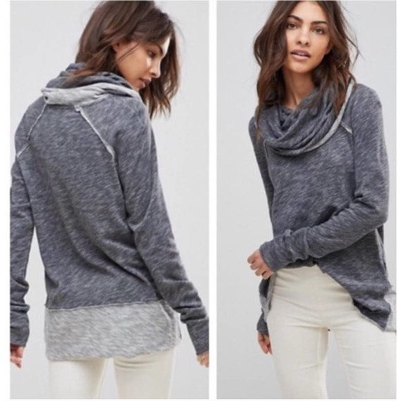 FP Beach Cowl Neck Cocoon Pullover~ OS - Picture 2 of 7